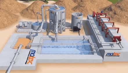 污水處理工廠三維演示動畫