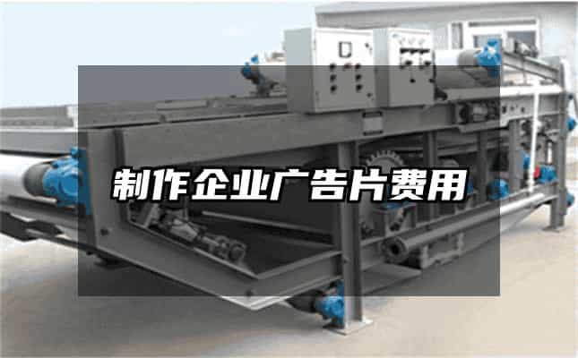 制作企業廣告片費用
